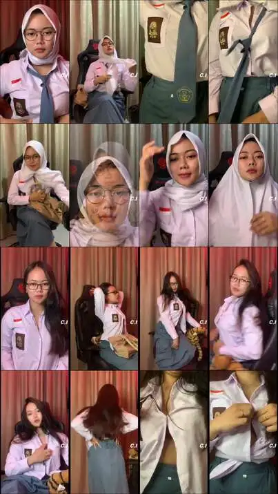 112 Dedek Hijab gemezin baju sekolah [M...