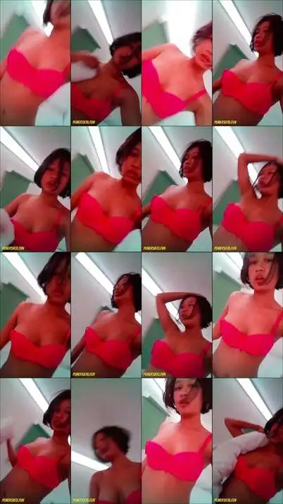abg cuma pakai bh merah