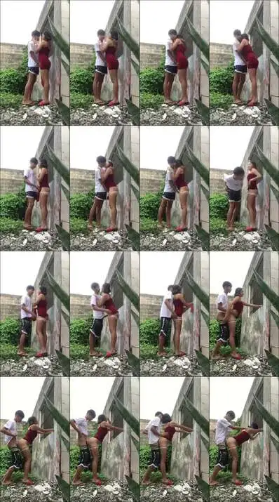 ABG SMA di mabuk cinta ngewe berdiri di...