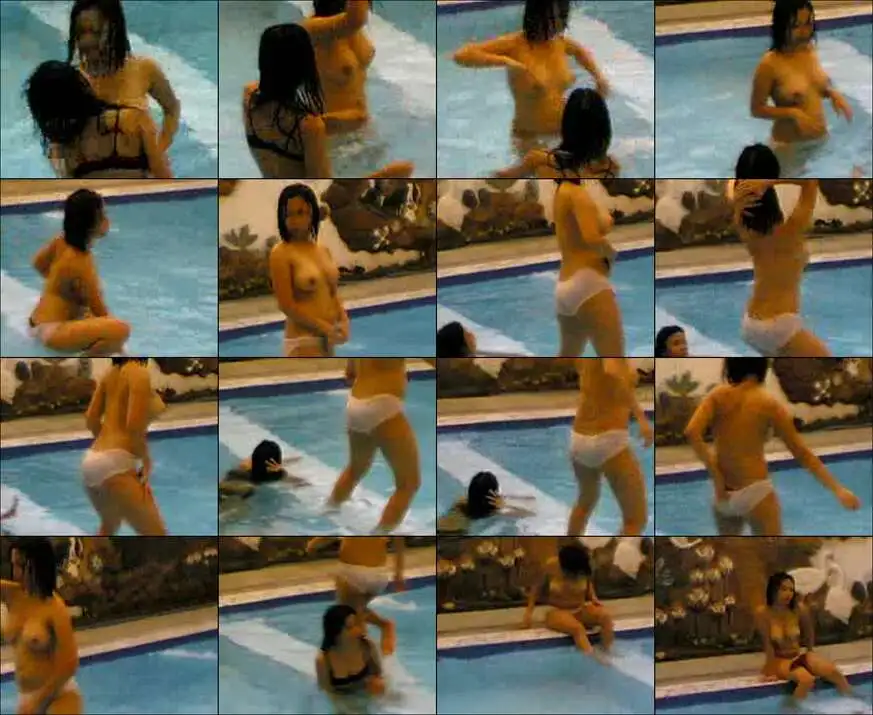 ABG Streaptease di Kolam Renang