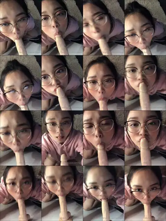 ambiyah ahegao with dildo