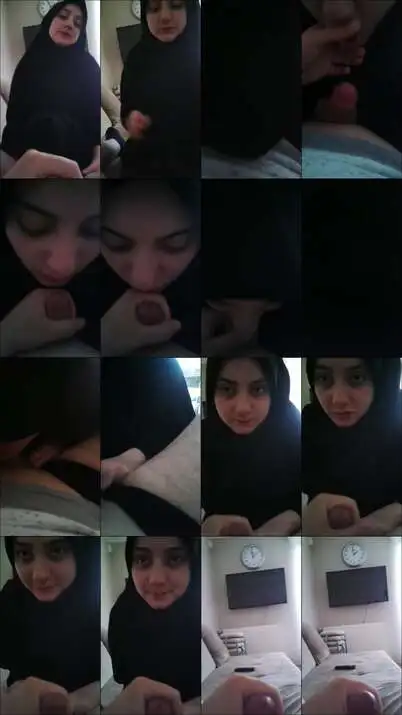 Beautiful seductive muslim burqa slut h...