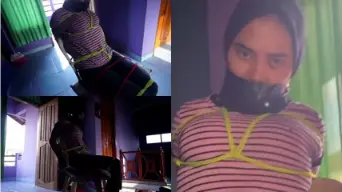 Cewe Hijab BDSM Pasrah Mau Diapain