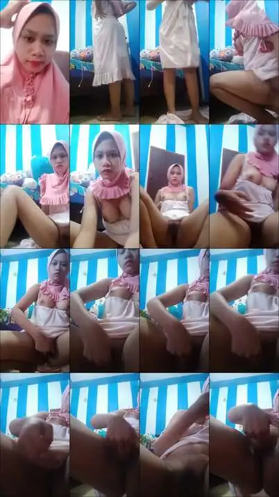 Cewek Desa Hijab Narsis Colmek Di Kamar...