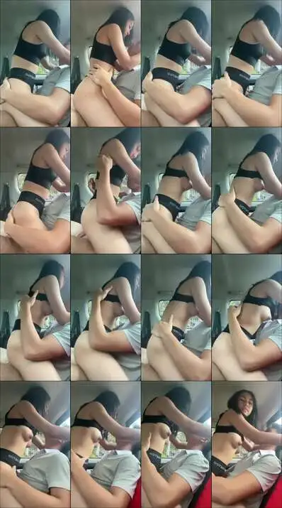Didalam mobil sama ayang cantik