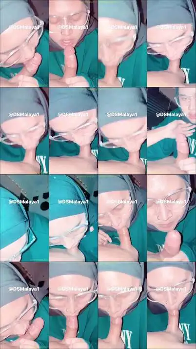 hijab nerd kacamata sepong kontol (2)