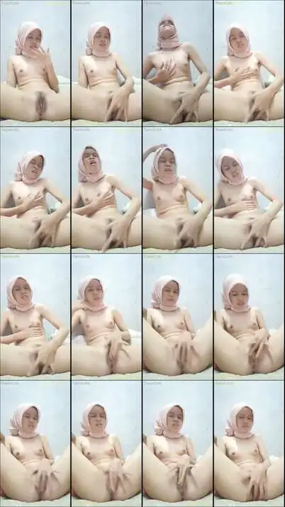 hijab pink memek pink gemar colok memek