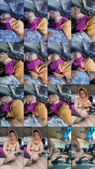 Hijab Semok Main Di Mobil