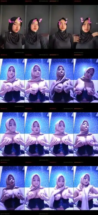 jilbab imut toket gede