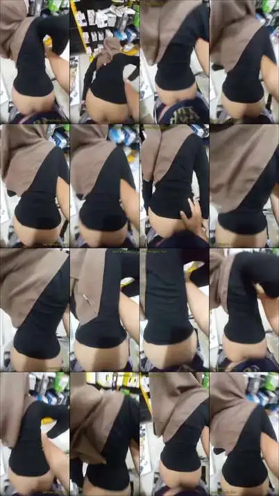 jilbab jaga konter dientot boss