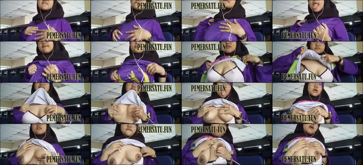 jilbab kacamata pap susu