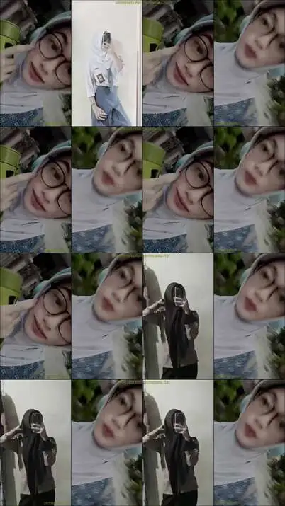 jilbab kacamata tetek remas memek colok...