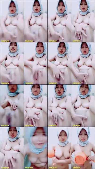 Jilbab Kasir Pap Susu Gede Part (8)
