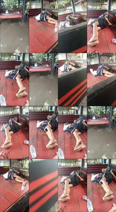 jilbab ketahuan lagi dientot di pos ron...