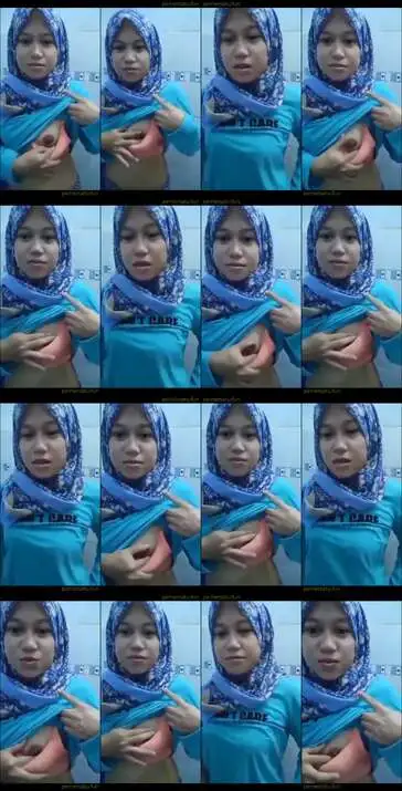jilbab pamer tetek