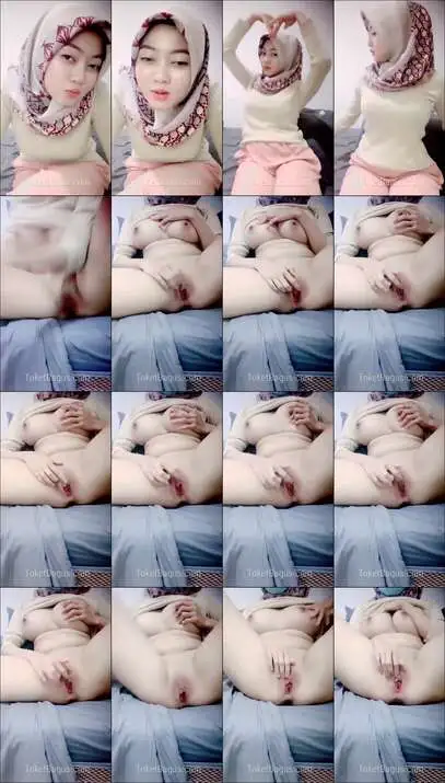Jilbab yang lagi viral aku suka sange ...