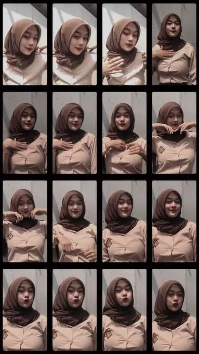 jilboob pramuka, kancingnya hampir putu...