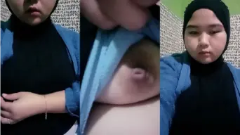 Kak Resa Hijab Montok Spil Uting