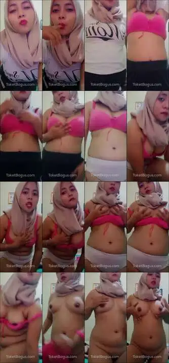 Kebiasaan jilbab punya toket gede dipam...
