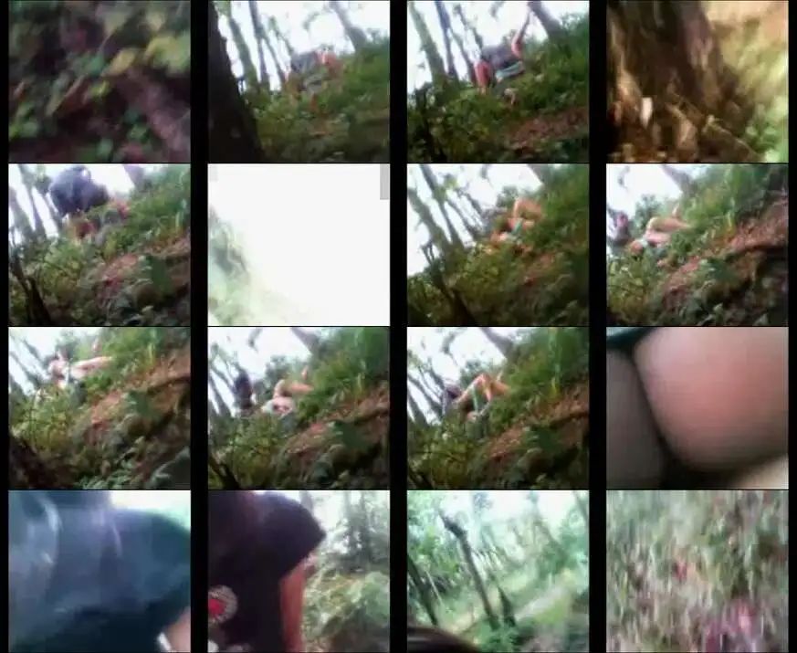 Ketahuan warga entot di hutan