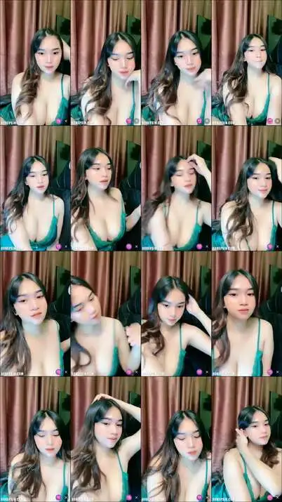 Naya Susu Gede Tanktop Hijau Basah