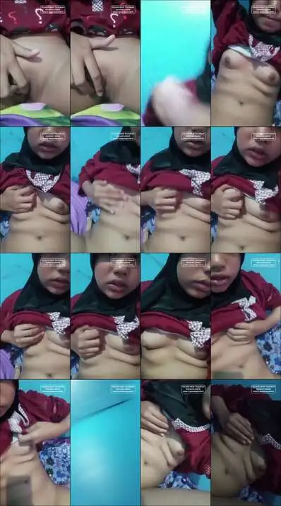 Nisa pakai jilbab Sebelum Tidur sange m...