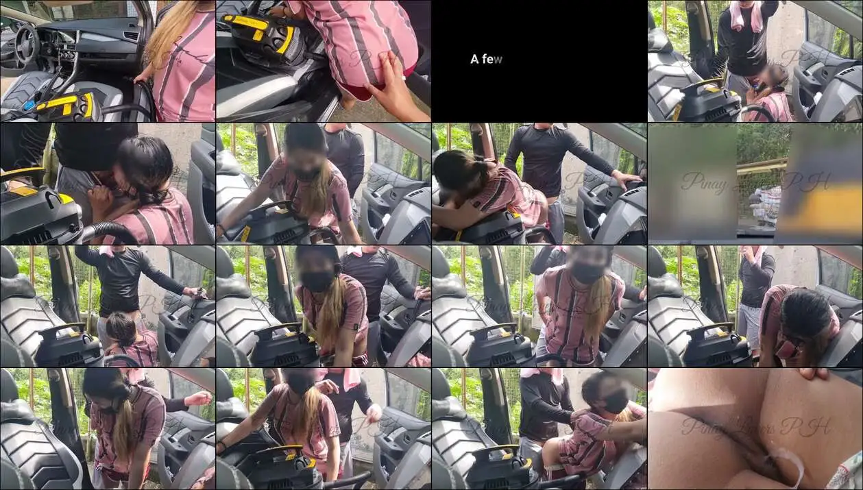 Nolongin wanita bersihin mobil tapi min...
