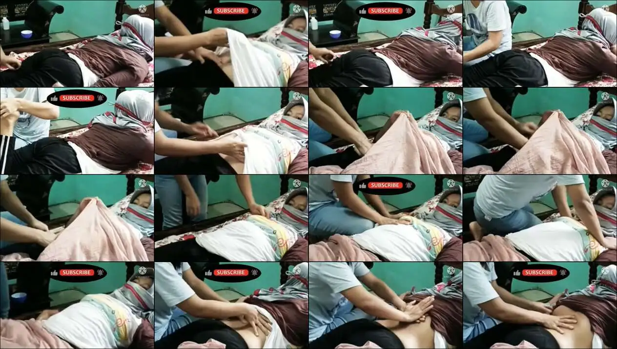 Pijat Di Perut Ibu Ini Malu Malu, Pijat...
