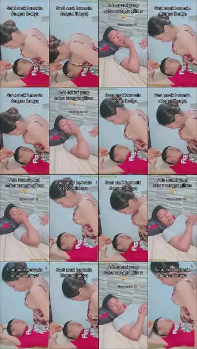 saat anak bermain dengan ibunya