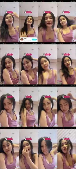 Selebgram Cantik Live Gapake Bra Utingn...
