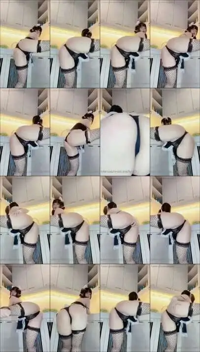 Sempak hitam maid milik SAIZNEKO ONLYFA...
