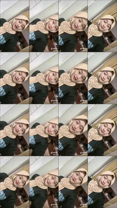 tiktoker jilbab kacamata cantik GG86 6