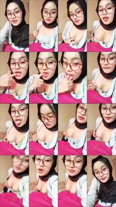 tiktoker jilbab kacamata cantik GG86 7