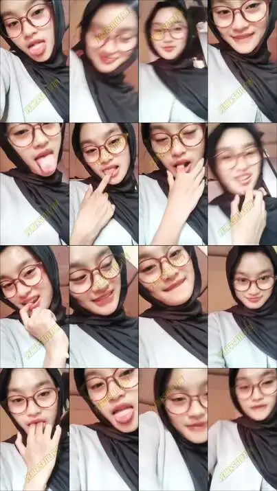 tiktoker jilbab kacamata cantik GG86 9