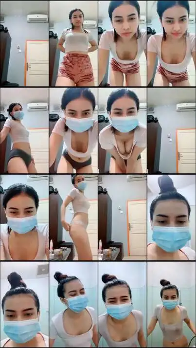 Tyas Ayu baju loreng 18m