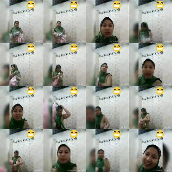ughtea mandi pake jilbab