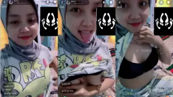 VCS Belva Hijab Remas Toket Melet