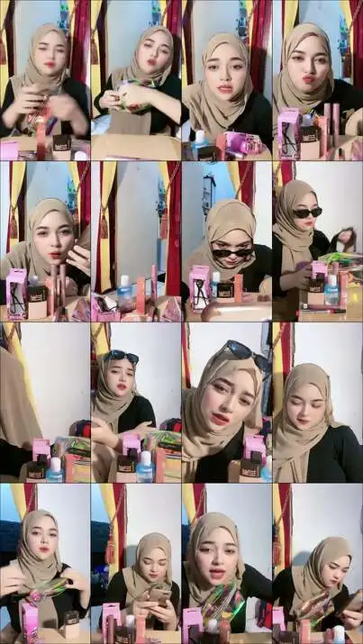 Viral!!! live jilbab hitam
