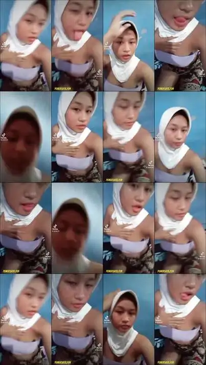 Zia Jilbab ABG 18yo pamer tt dan colmek...
